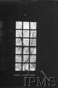 3.05.1943, Seeland, Anglia, Wielka Bytania.
Lotnicze warszaty naprawcze. Witraż (Ikar) w polskiej świetlicy.
Fot. NN, Instytut Polski i Muzeum im. gen. Sikorskiego w Londynie
