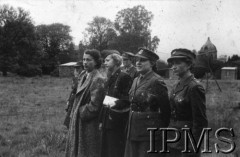 1.05-10.06.1943, Falkirk, Szkocja, Wielka Brytania.
Pierwszy kurs rekrucki dla polskich ochotniczek, które zgłosiły się do Pomocniczej Lotniczej Służbie Kobiet.
Fot. NN, Instytut Polski i Muzeum im. gen. Sikorskiego w Londynie