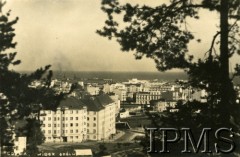 Lata 30., Gdynia, Polska.
Fragment panoramy Gdyni z widokiem na Zatokę Gdańską.
Fot. NN, Instytut Polski i Muzeum im. gen. Sikorskiego w Londynie