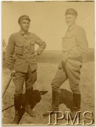 Wiosna 1916, Legionowo.
Legioniści major Józef Chebda i pułkownik Tadeusz Drewnowski.
Fot. NN, Instytut Polski i Muzeum im. gen. Sikorskiego w Londynie [album 336_Legiony Polskie]