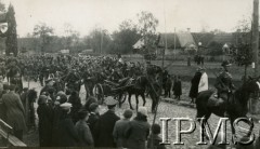 1934, Nowe Święciany, Polska.
Obchody 10-lecia Korpusu Ochrony Pogranicza w Batalionie KOP „Nowe Święciany”.  Defilada Batalionu.
Fot. NN, Instytut Polski i Muzeum im. gen. Sikorskiego w Londynie [Album B14 - KOP 1933-1934]