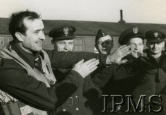1.01.1943, Northolt, Anglia, Wielka Brytania.
Piloci 306 Dywizjonu Myśliwskiego 