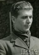1940-1944, Wielka Brytania.
Porucznik pilot Marian Cholewka.
Fot. NN, Instytut Polski i Muzeum im. gen. Sikorskiego w Londynie [sygn. 7969]