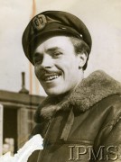 1.01.1943, Northolt, Anglia, Wielka Brytania.
Jeden z pilotów 306 Dywizjonu Myśliwskiego.
Fot. NN, Instytut Polski i Muzeum im. gen. Sikorskiego w Londynie