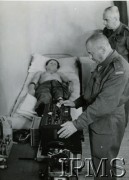 1941-1949, Szkocja, Wielka Brytania.
Szpital wojskowy prowadzony przez Polaków. Diagnostyka.
Fot. NN, Instytut Polski i Muzeum im. gen. Sikorskiego w Londynie  [szuflada 36]