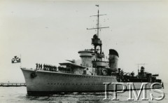 1937-1945, brak miejsca.
Niszczyciel ORP Błyskawica.
Fot. NN, Instytut Polski i Muzeum im. gen. Sikorskiego w Londynie [szuflada 39]