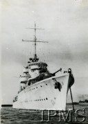 1939-1946, brak miejsca.
Polski niszczyciel.
Fot. NN, Instytut Polski i Muzeum im. gen. Sikorskiego w Londynie [szuflada 39, sygnatura 14410]