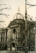 Jesień 1939, Warszawa, Polska. 
Budynek Generalnego Inspektoratu Sił Zbrojnych przy Alejach Ujazdowskich 3.
Fot. NN, Instytut Polski i Muzeum im. gen. Sikorskiego w Londynie [szuflada 58, brak sygnatury]