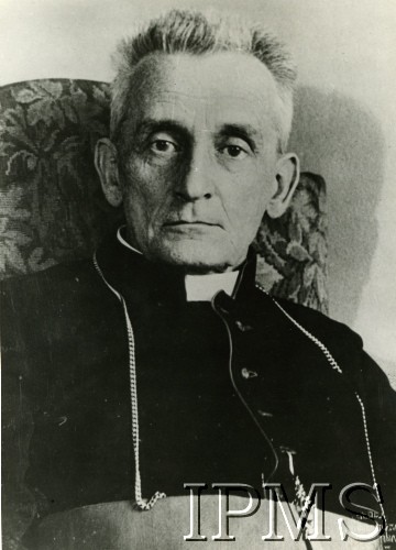 1918-1939, Polska.
Arcybiskup mertopolita krakowski Adam Sapieha.
Fot. NN, Instytut Polski i Muzeum im. gen. Sikorskiego w Londynie [teczka 133 – dyplomaci; fotografie przesłane przez siostrzeńca Jana Szembeka K. Mycielskiego z Johanesburga]