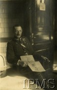 Październik 1924 - listopad 1925, Iwieniec, Polska.
Dowódca 2 Brygady Korpusu Ochrony Pogranicza płk Józef Olszyna-Wilczyński .
Fot. NN, Instytut Polski i Muzeum im. gen. Sikorskiego w Londynie, przekazał kpt Jan Sas-Tatomir. [album B22]