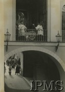 15.08.1937, Wilno, Polska.
Święto Pułkowe 85 Pułku Strzelców Wileńskich - nabożeństwo w Ostrej Bramie.
Fot. NN, Instytut Polski i Muzeum im. gen. Sikorskiego w Londynie
