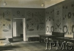 1936-1937, Nowa Wilejka, woj. wileńskie, Polska.
Świetlica żołnierska w koszarach 85 Pułku Strzelców Wileńskich.
Fot. NN, Instytut Polski i Muzeum im. gen. Sikorskiego w Londynie
