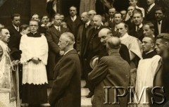 1940, Angers, Francja.
Uroczystości z udziałem prezydenta Władysława Raczkiewicza (stoi na pierwszym planie w środku).
Fot. NN, Instytut Polski i Muzeum im. gen. Sikorskiego w Londynie