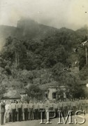 19.10.1943, Rio de Janerio, Brazylia.
10. transport rekrutów polskiego pochodzenia w czasie apelu przed wyjazdem do Europy, gdzie będą walczyli na frontach II wojny światowej.
Fot. NN, Instytut Polski im. Gen. Sikorskiego w Londynie [album posła Franciszka Arciszewskiego nr 262]