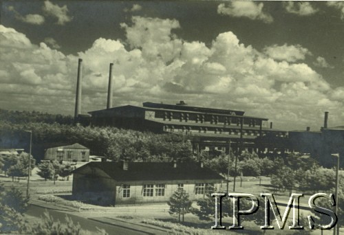 1939, Stalowa Wola, Polska.
Elektrownia OZET (Okręgowe Zakłady Energetyki Tarnów). 
Fot. NN, Instytut Polski i Muzeum im. gen. Sikorskiego w Londynie