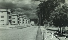 1939, Stalowa Wola, Polska.
Przyfabryczne osiedle mieszkaniowe Stalowa Wola. 
Fot. NN, Instytut Polski i Muzeum im. gen. Sikorskiego w Londynie