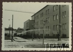 1939, Stalowa Wola, Polska.
Przyfabryczne osiedle mieszkaniowe Stalowa Wola. 
Fot. NN, Instytut Polski i Muzeum im. gen. Sikorskiego w Londynie