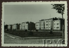 1939, Stalowa Wola, Polska.
Przyfabryczne osiedle mieszkaniowe Stalowa Wola. 
Fot. NN, Instytut Polski i Muzeum im. gen. Sikorskiego w Londynie