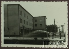 1939, Stalowa Wola, Polska.
Przyfabryczne osiedle mieszkaniowe Stalowa Wola. 
Fot. NN, Instytut Polski i Muzeum im. gen. Sikorskiego w Londynie
