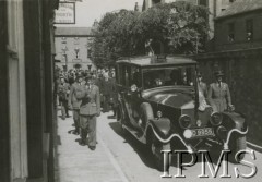 16.07.1943, Newark, Anglia, Wielka Brytania.
Kondukt pogrzebowy generała Władysława Sikorskiego.
Fot. NN, Instytut Polski i Muzeum im. gen. Sikorskiego [album 278 Czesława Białoszewskiego]