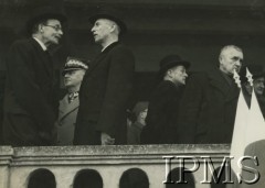 Marzec 1940, Lyon, Francja.
Członkowie polskiego rządu: prezydent Władysław Raczkiewicz, premier Władysław Sikorski i Marian Seyda.
Fot. NN, Instytut Polski i Muzeum im. gen. Sikorskiego w Londynie
