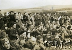 5.07.1940, Szkocja, Wielka Brytania.
Żołnierze Brygady Kadrowej podczas przedstawienia.
Fot. NN, Instytut Polski i Muzeum im. gen. Sikorskiego w Londynie