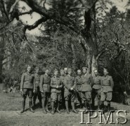 Wiosna 1940, Guer, Francja.
Oficerowie 1 batalionu 1 Pułku Piechoty.
Fot. NN, Instytut Polski i Muzeum im. gen. Sikorskiego w Londynie
