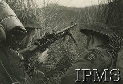 1942, Faibourne, Walia, Wielka Brytania.
1 Samodzielna Kompania Komandosów podczas szkolenia, na zdjęciu pchor. Kwieciński i pchor. Król.
Fot. NN, Instytut Polski i Muzeum im. gen. Sikorskiego w Londynie [album 40 - komandosi].