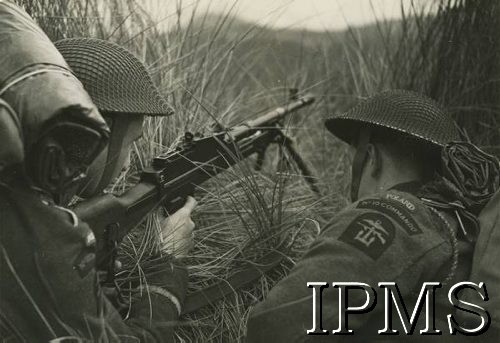 1942, Faibourne, Walia, Wielka Brytania.
1 Samodzielna Kompania Komandosów podczas szkolenia, na zdjęciu pchor. Kwieciński i pchor. Król.
Fot. NN, Instytut Polski i Muzeum im. gen. Sikorskiego w Londynie [album 40 - komandosi].