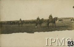 Zima 1919-1920, Hrubieszów, Polska.
2 bateria 3 Dywizjonu Artylerii Konnej im. płk. Włodzimierza Potockiego. 
Fot. NN, Instytut Polski i Muzeum im. gen. Sikorskiego [album 415c - Dywizjon Artylerii Konnej]