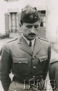 1.04.1940-10.06.1940, Loyat, Bretania, Francja.
Ppor. Tadeusz Drobniak, dowódca plutonu przeciwpancernego.
Fot. NN, Instytut Polski i Muzeum im. gen. Sikorskiego w Londynie
