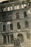 Październik 1939, Warszawa, Polska.
Siedziba Kuriera Porannego przy ulicy Marszałkowskiej 148.
Fot. NN, Instytut Polski i Muzeum im. gen. Sikorskiego w Londynie [Album 