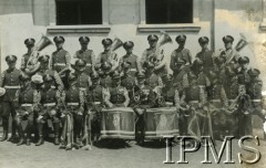 1919-1939, Polska.
Orkiestra 1 Pułku Szwoleżerów Józefa Piłsudskiego. 
Fot. NN, Instytut Polski i Muzeum im. gen. Sikorskiego w Londynie