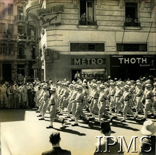 14.06.1943, Kair, Egipt.
Policja wojskowa USA.
Fot. NN, Instytut Polski i Muzeum im. gen. Sikorskiego w Londynie [album 134 - Rumunia, Turcja, Palestyna, Egipt i USA].