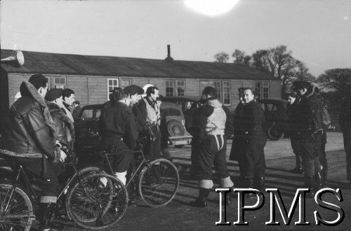 1.01.1943, Northolt, Anglia, Wielka Brytania.
Piloci 306 Dywizjonu Myśliwskiego 