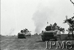 Sierpień 1944, Normandia, Francja.
Czołgi 1 Dywizji Pancernej.
Fot. NN, Instytut Polski i Muzeum im. gen. Sikorskiego w Londynie