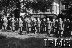 1.06.1943, Falkirk, Szkocja, Wielka Brytania.
Pierwszy kurs rekrucki dla polskich ochotniczek, które zgłosiły się do Pomocniczej Lotniczej Służby Kobiet. Msza polowa - przysięga ochotniczek.
Fot. NN, Instytut Polski i Muzeum im. gen. Sikorskiego w Londynie