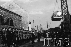 10.07.1943, Plymouth, Anglia, Wielka Brytania.
Pogrzeb gen. Władysława Sikorskiego. ORP 