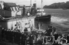 10.07.1943, Plymouth, Anglia, Wielka Brytania.
Pogrzeb gen. Władysława Sikorskiego. ORP 