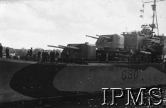 10.07.1943, Plymouth, Anglia, Wielka Brytania.
Pogrzeb gen. Władysława Sikorskiego. ORP 