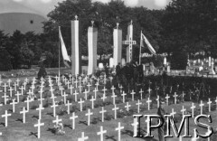16.07.1943, Newark, Wielka Brytania.
Pogrzeb gen. Władysława Sikorskiego. Widok cmentarza polskich lotników.
Fot. NN, Instytut Polski i Muzeum im. gen. Sikorskiego w Londynie