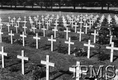 16.07.1943, Newark, Wielka Brytania.
Pogrzeb gen. Władysława Sikorskiego. Widok cmentarza polskich lotników.
Fot. NN, Instytut Polski i Muzeum im. gen. Sikorskiego w Londynie