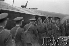 7.08.1940, Bramcote, Wielka Brytania.
Gen. Władysław Sikorski z wizytą u lotników z 300 Dywizjonu Bombowego 