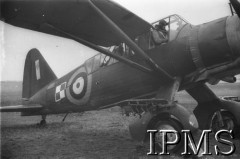 18.02.1941, Wielka Brytania.
309 Dywizjon Współpracy z Armią, pilot w kabinie samolotu Westland Lysander.
Fot. NN, Instytut Polski i Muzeum im. gen. Sikorskiego w Londynie