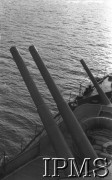 7.12.1940, brak miejsca.
ORP Błyskawica, lufy działa.
Fot. NN, Instytut Polski i Muzeum im. gen. Sikorskiego w Londynie
