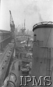 1.12.1940, Glasgow, Szkocja, Wielka Brytania.
ORP Błyskawica w dokach portu Glasgow.
Fot. NN, Instytut Polski i Muzeum im. gen. Sikorskiego w Londynie