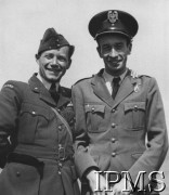 Czerwiec-lipiec 1941, Fairwood Common, Anglia, Wielka Brytania.
Por. Jerzy Solak i por. Tadeusz Mucha.
Fot. NN, Instytut Polski i Muzeum im. gen. Sikorskiego w Londynie