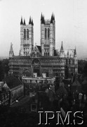 Wrzesień 1940, Lincoln, Wielka Brytania.
Katedra w Lincoln, punkt orientacyjny dla polskich pilotów.
Fot. NN, Instytut Polski i Muzeum im. gen. Sikorskiego w Londynie
