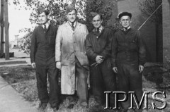 1940, Wielka Brytania.
Mechanicy dywizjonu 303, plut. Czeremański, st. sierż. Sobek, plut. Zaręba, kpr. Strzelecki.
Fot. NN, Instytut Polski i Muzeum im. gen. Sikorskiego w Londynie