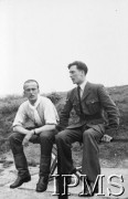 1940-1941, Wielka Brytania.
Dywizjon 303, por. Bolesław Gładych i ppor. Stanisław Juszczak.
Fot. NN, Instytut Polski i Muzeum im. gen. Sikorskiego w Londynie